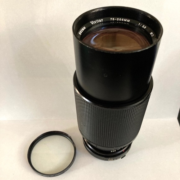 Vivitar Other - VIVITAR 75-205mm 1:3.8 MC MACRO FOCUSING ZOOM LENS W/ TIFFEN 62mm